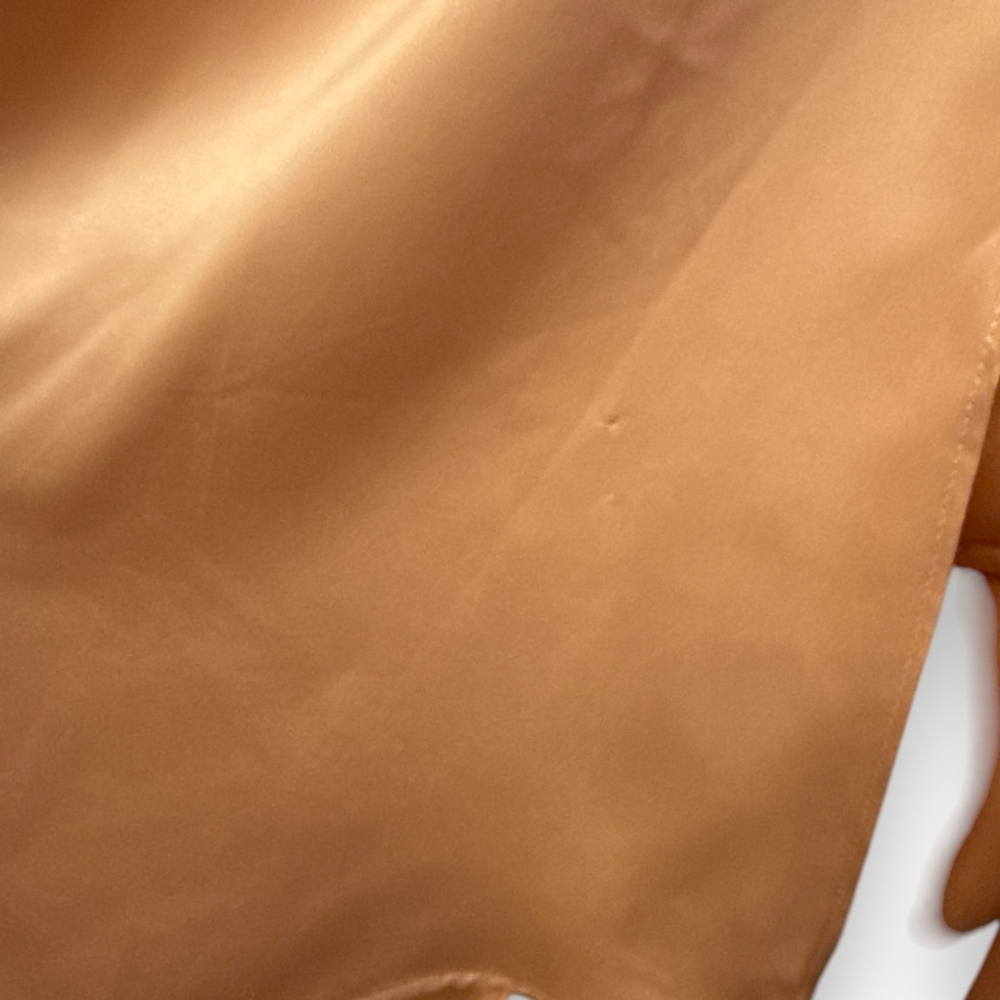 Camila Coelho Bow Skirt, Peach / Tan Size S - Picture 5 of 6